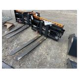 48” HYDRAULIC SKID STEER PALLET FORKS
