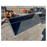 82” UNUSED SKID STEER SMOOTH BUCKET
