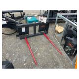 DUAL PRONG SKID STEER HAY SPEAR