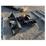 SKID STEER AUGER WITH TWO BITS