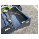UNUSED 82” SKID STEER SMOOTH BUCKET