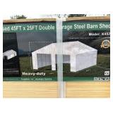 25’X45’ DOUBLE GARAGE METAL BUILDING