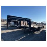 TRAVALONG 20’ GOOSENECK FLATBED TRAILER