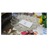 GLASS EGG PLATE