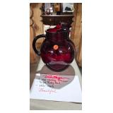 ANCHOR HOCKING RUBY RED PITCHER