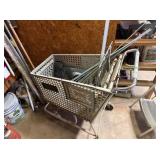 SHOPPING CART WITH MASTER FLASH , THREADED RODS ,ETC