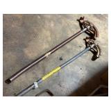 TWO PIPE BENDERS