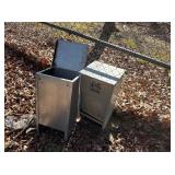 2 DOG FEEDERS
