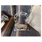 CAST IRON HORSE HOSE RACK