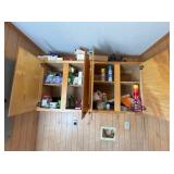 CONTENTS OF LAUNDRY ROOM CABINET
