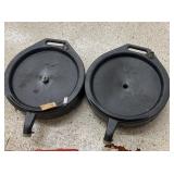(2) OIL DRAIN PANS