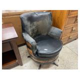BARREL ROCKING SWIVEL ARMCHAIR