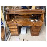 ROLL TOP DESK 52”X22”X45