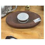 VINTAGE GIRL SCOUTS CUP AND WOOD BOWL