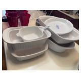 LOT OF CORNINGWARE DISHES