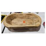 WOODEN DOUGH BOWL