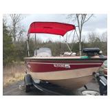 LOWE BOAT WITH TRAILER