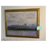 “THE FOUNDRY” OIL PAINTING