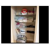 CONTENTS OF BATHROOM CLOSET