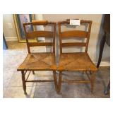 PAIR OF HITCHCOCK STYLE CHAIRS