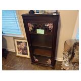 VINTAGE GLASS DOOR BOOKCASE