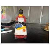 CAST IRON MAMMY WITH BABY FIGURE