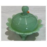 JADEITE BUTTER DISH