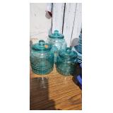 GLASS CANISTERS