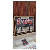 ATLANTA BRAVES FRAMED MEMORABILIA