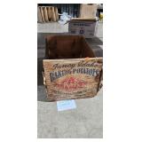 VINTAGE WOODEN CRATE