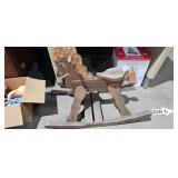 WOODEN ROCKING HORSE
