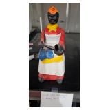 CAST IRON MAMMY AND BABY FIGURE