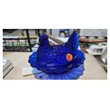 COBALT HEN ON NEST