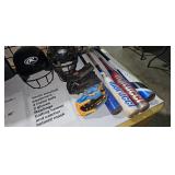 BATS / GLOVES / HELMET LOT
