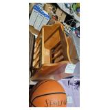 WOODEN MAGAZINE HOLDER