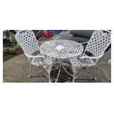 PATIO TABLE AND CHAIR