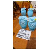 FENTON HOBNAIL VASE PAIR