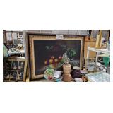 OIL PAINTING STILL LIFE FRAMED