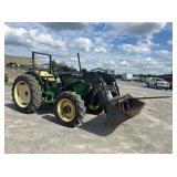JOHN DEERE 5300 4X4 TRACTOR AND LOADER