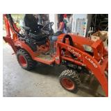  KUBOTA BX23S 4X4 TRACTOR WITH BACKHOE