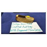 BRASS VINTAGE ASHTRAY