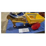 VINTAGE WOODEN HORSE AND CART