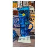 VINTAGE EMPOLI TALL GLASS PITCHER