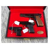  SET OF BROWNING BABY BROWNING PISTOLS TRANS #4380,4381,4382