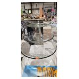 THREE TIER GLASS TRAY