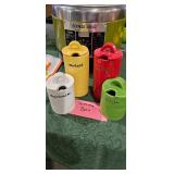 POTTERY BARN CONDIMENT CONTAINERS