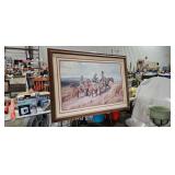 FRAMED WESTERN PICTURE DECOR