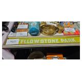 FRAMED YELLOWSTONE PARK SIGN