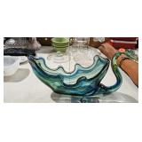 GLASS SWAN DECOR