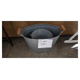 METAL TUB LOT